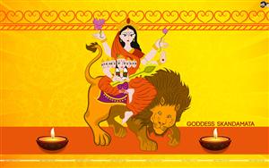 Goddess Skandamata - worshipped on the fifth day of navratri